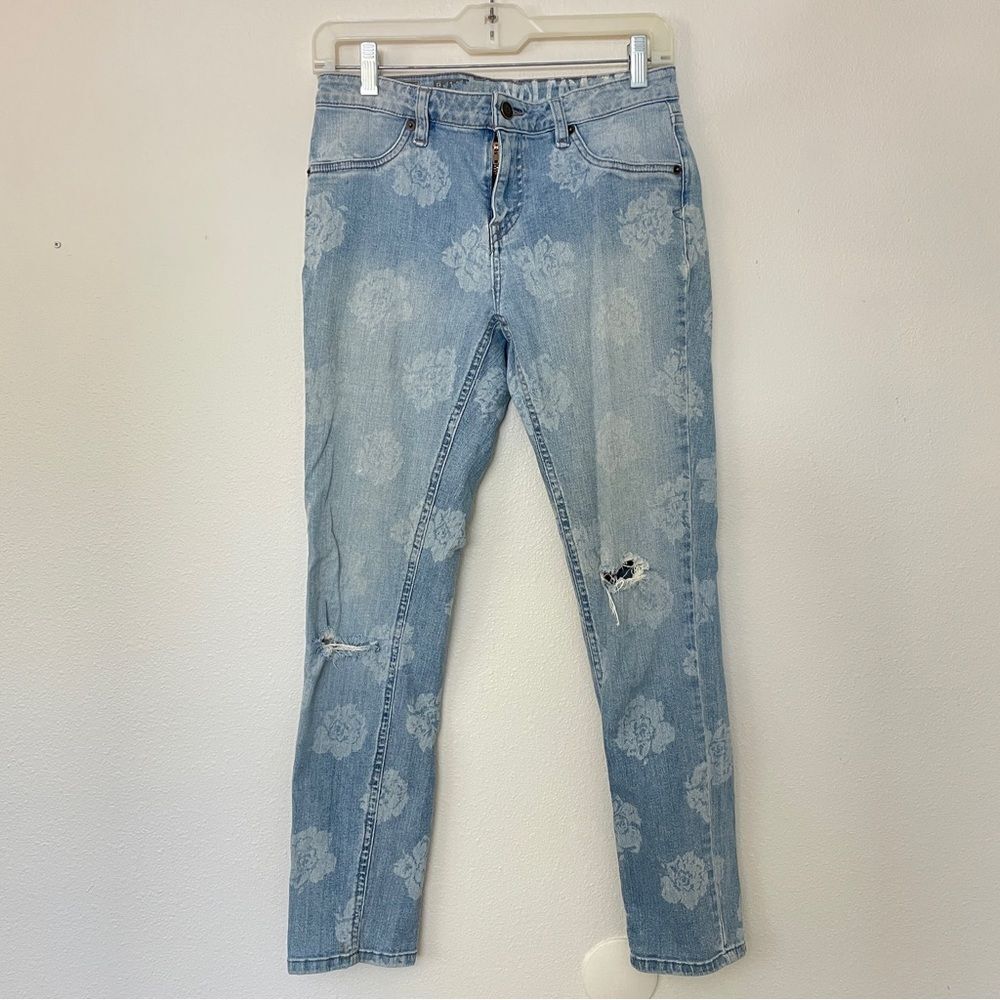Volcom Liberator Floral Legging Fit Jeans